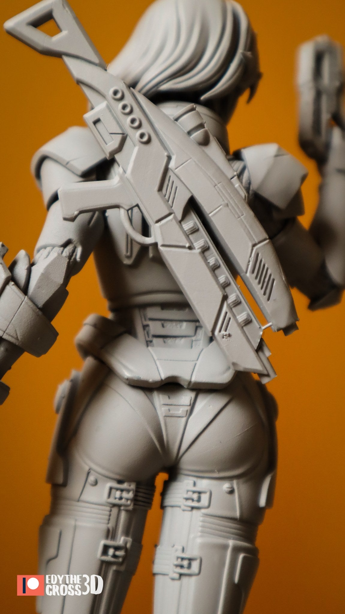 Female Shepard resin figure
