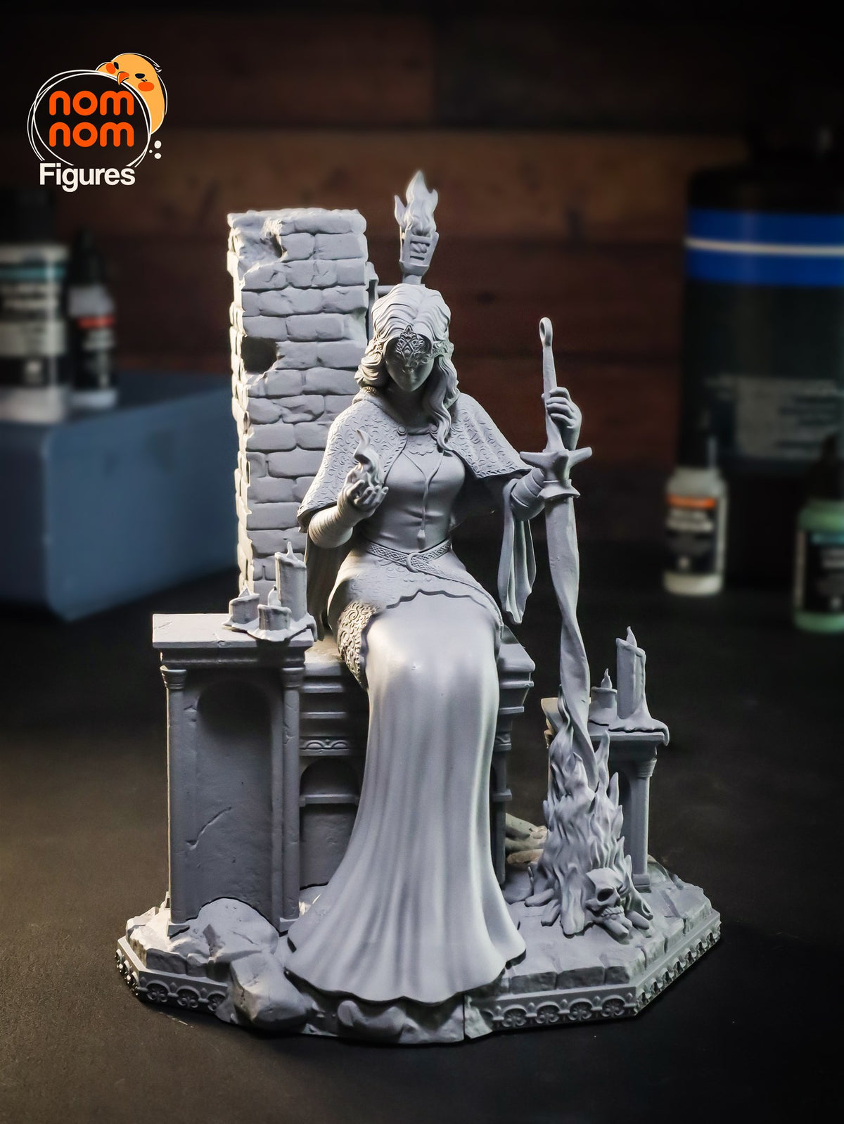 Fire Keeper resin figure