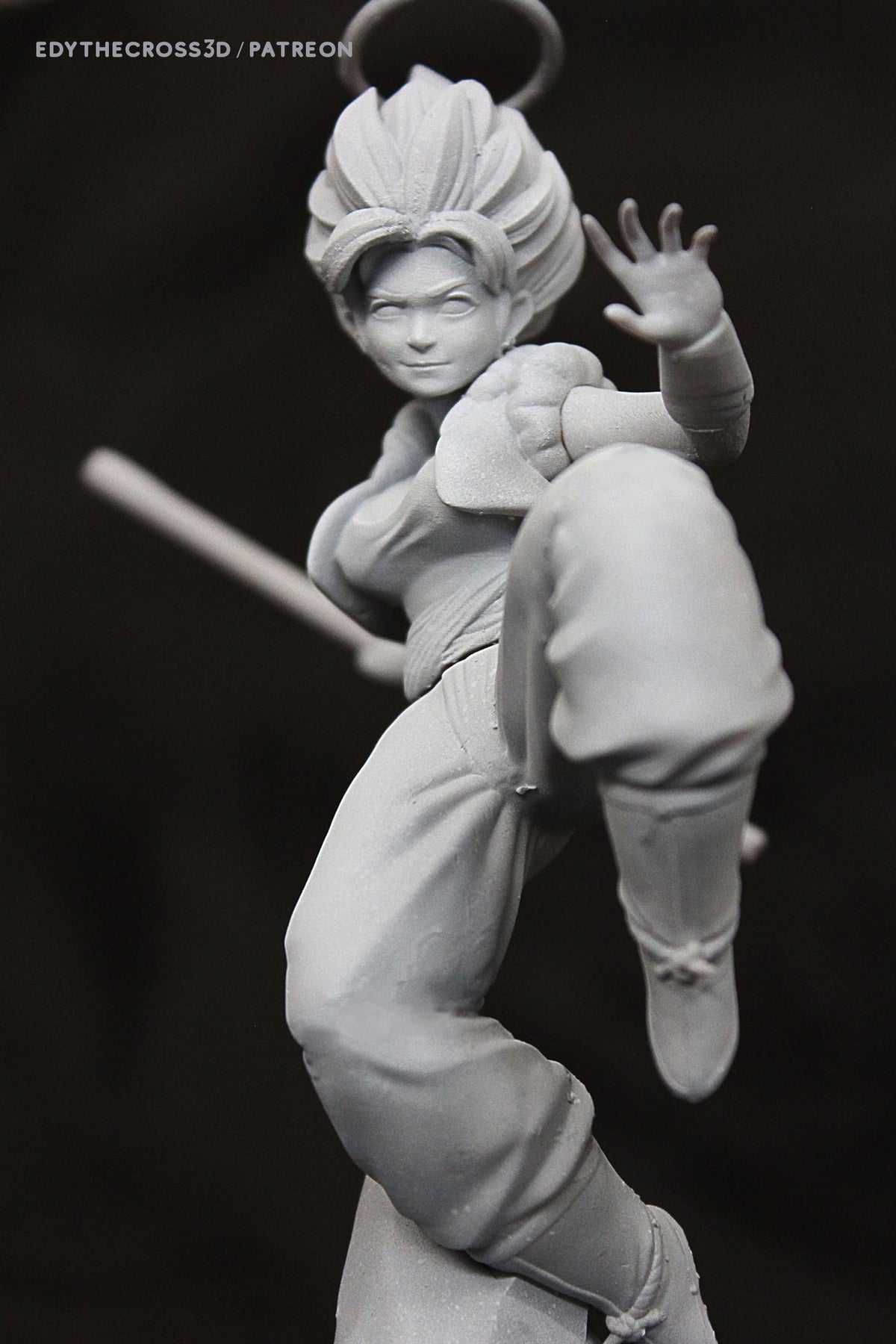 Gogeta Girl resin figure