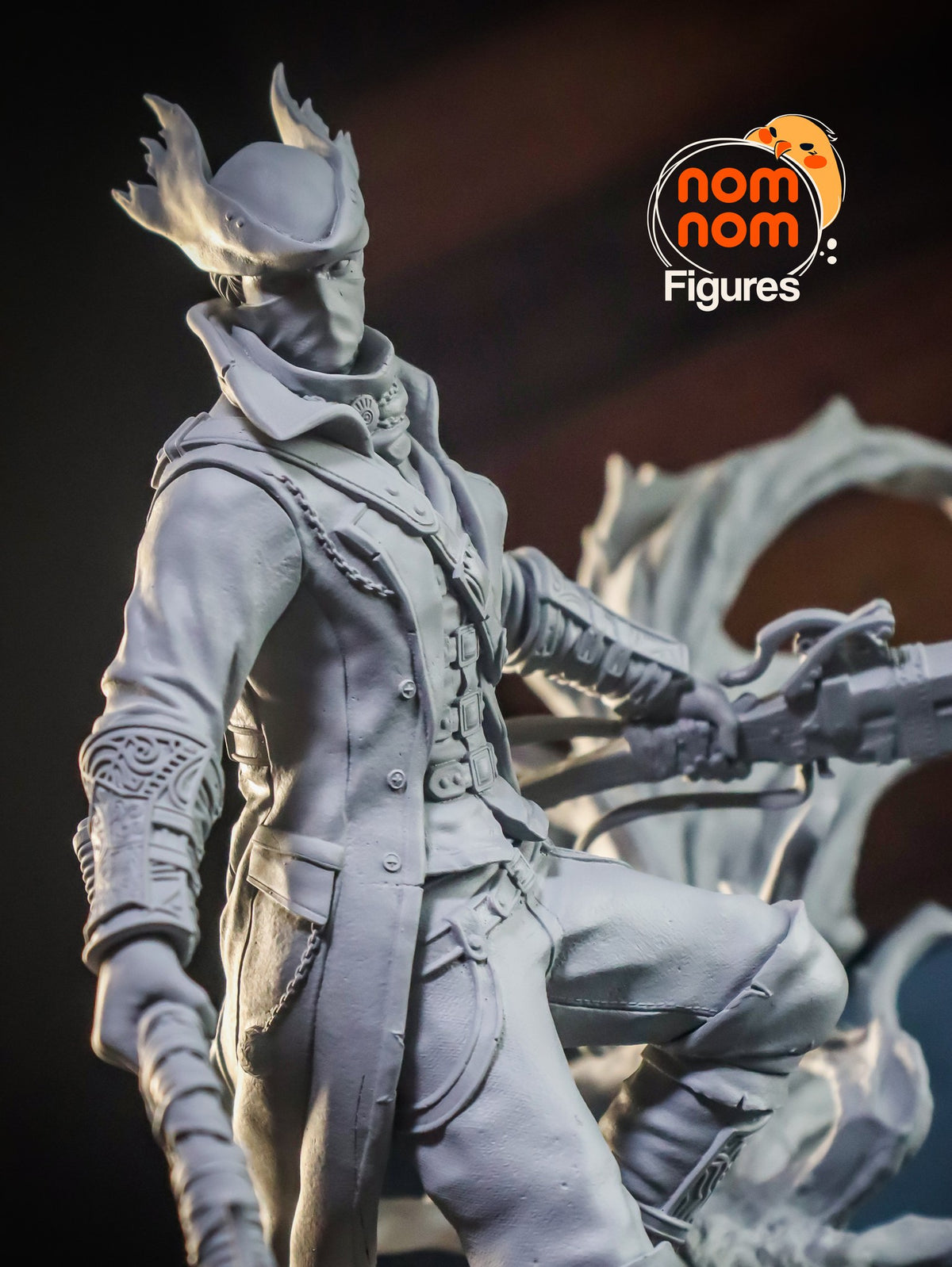 Hunter resin figure