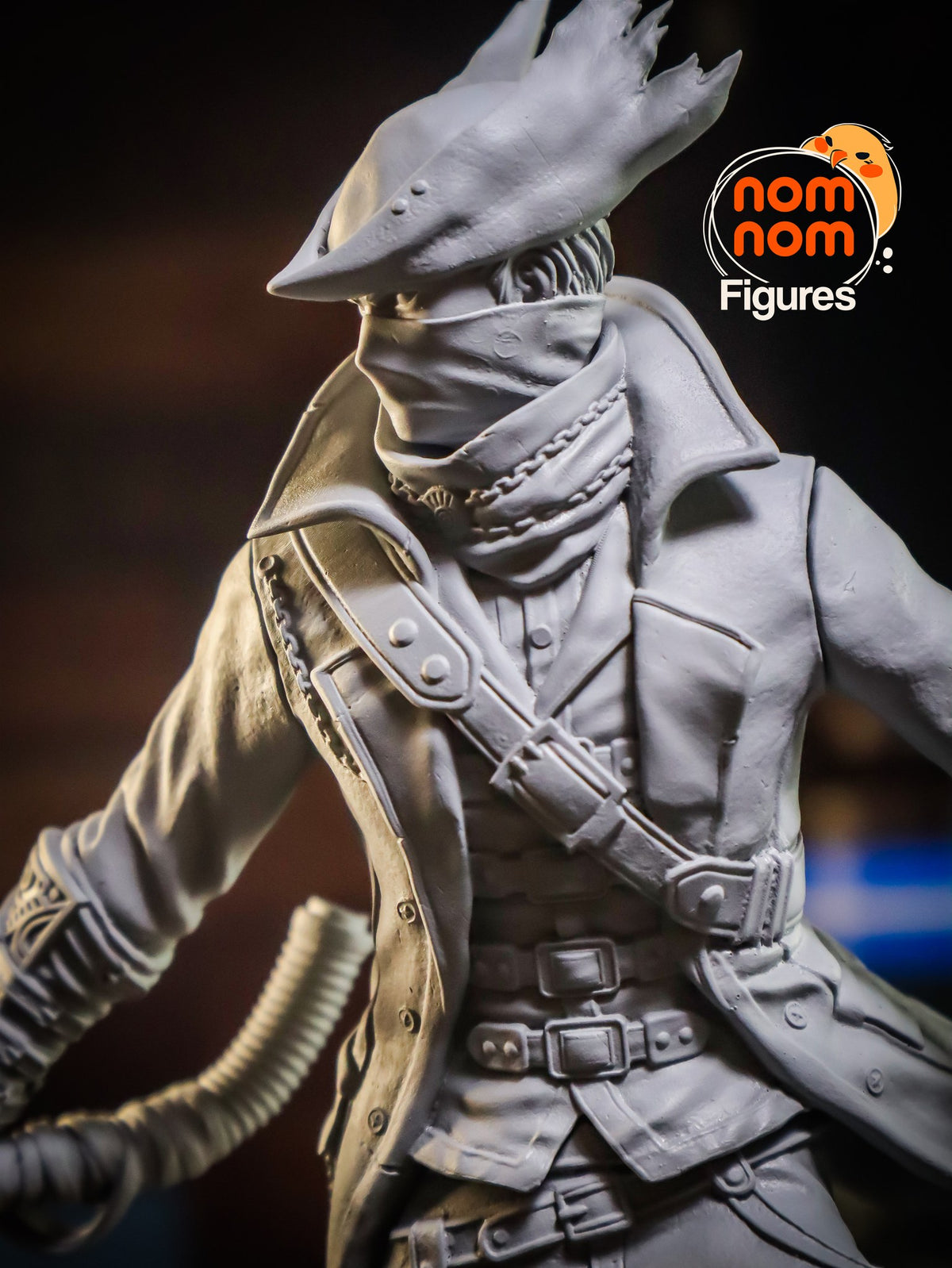 Hunter resin figure