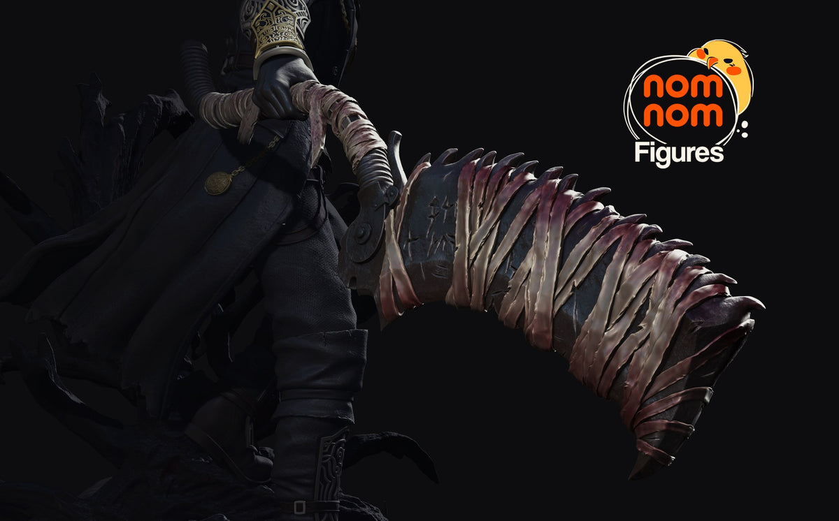 Hunter resin figure