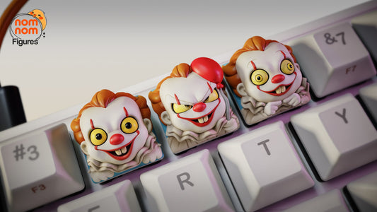 Pennywise Keycaps resin figure