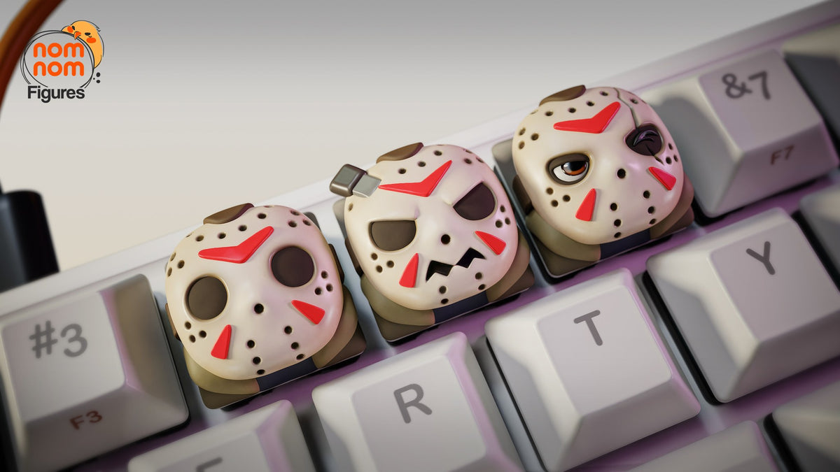 Jason Voorhees Keycaps resin figure