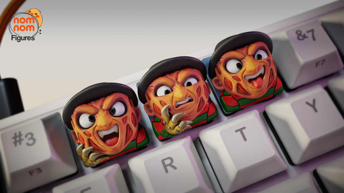 Freddy Krueger Keycaps resin figure