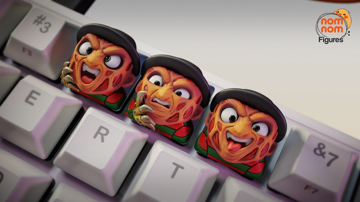 Freddy Krueger Keycaps resin figure
