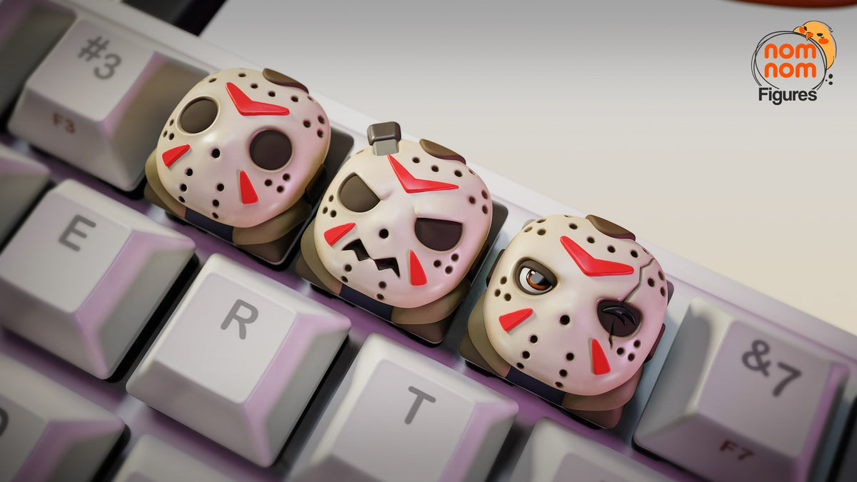 Jason Voorhees Keycaps resin figure