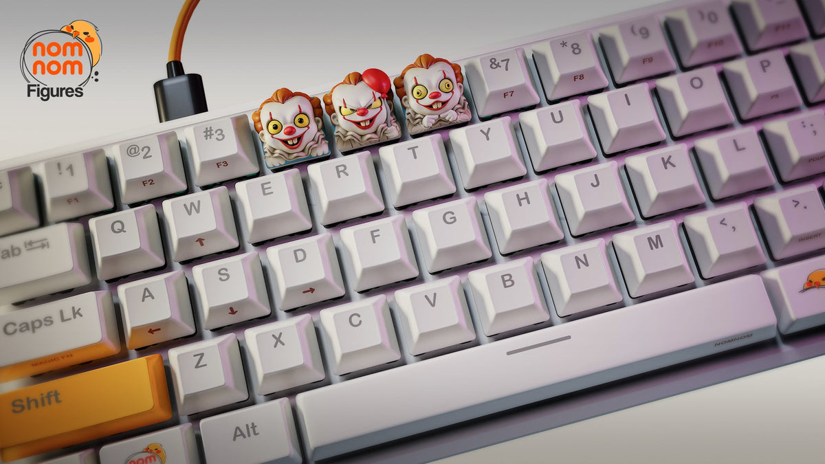 Pennywise Keycaps resin figure