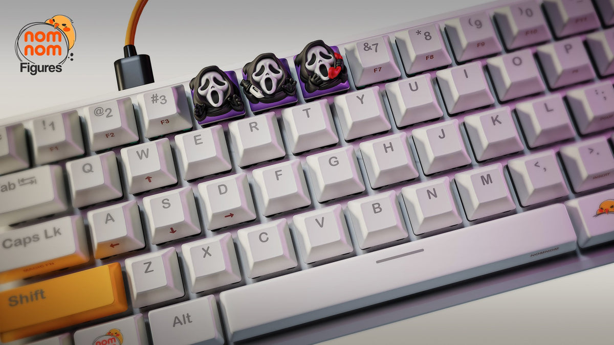Ghostface Keycaps resin figure