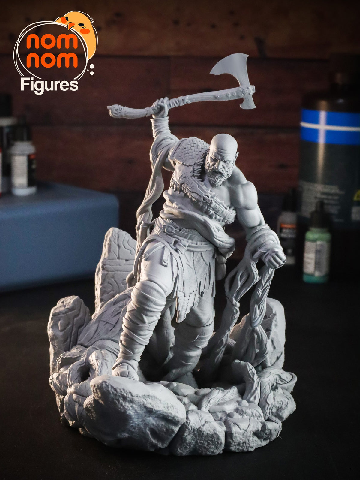 Kratos resin figure