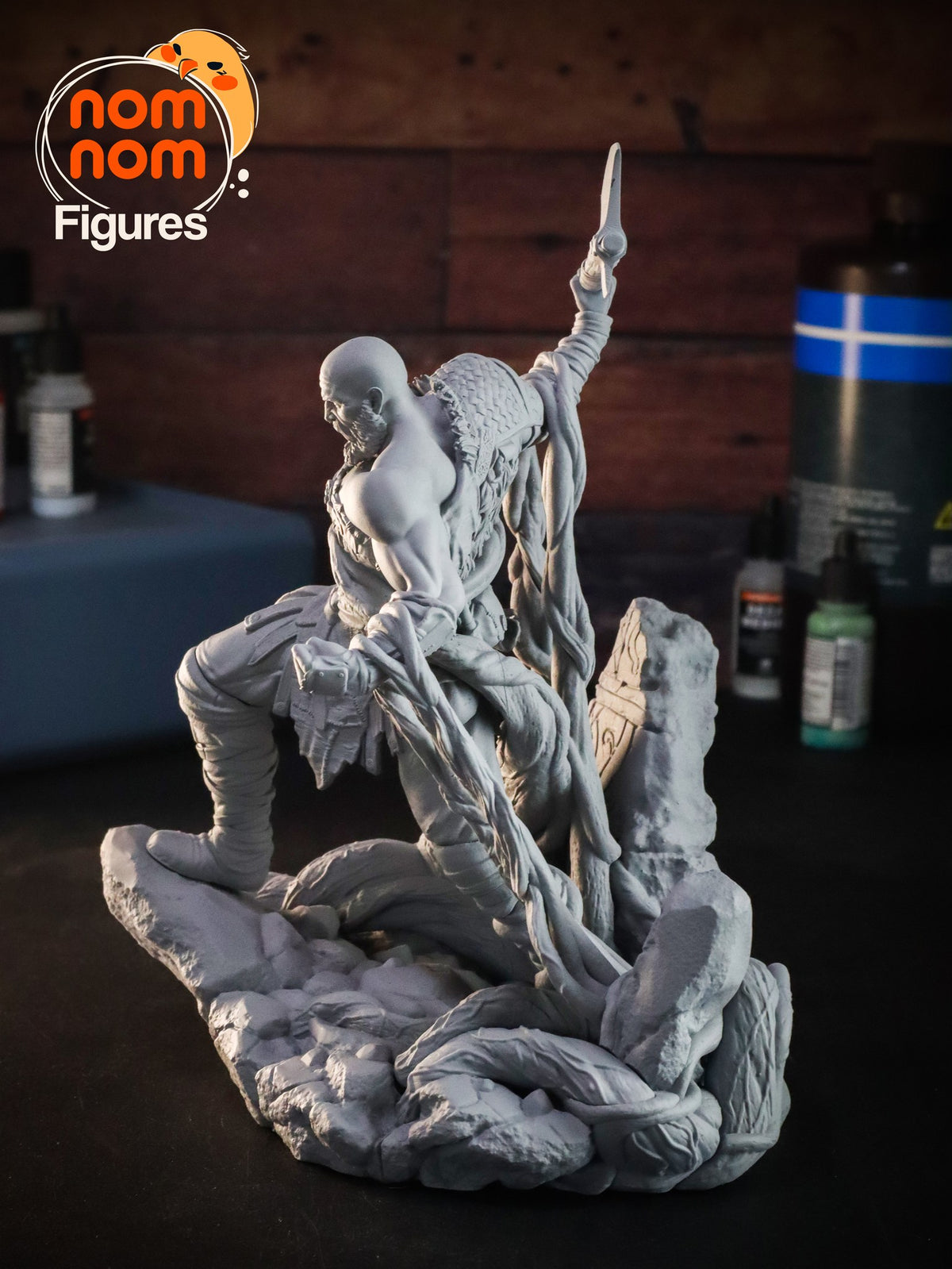 Kratos resin figure