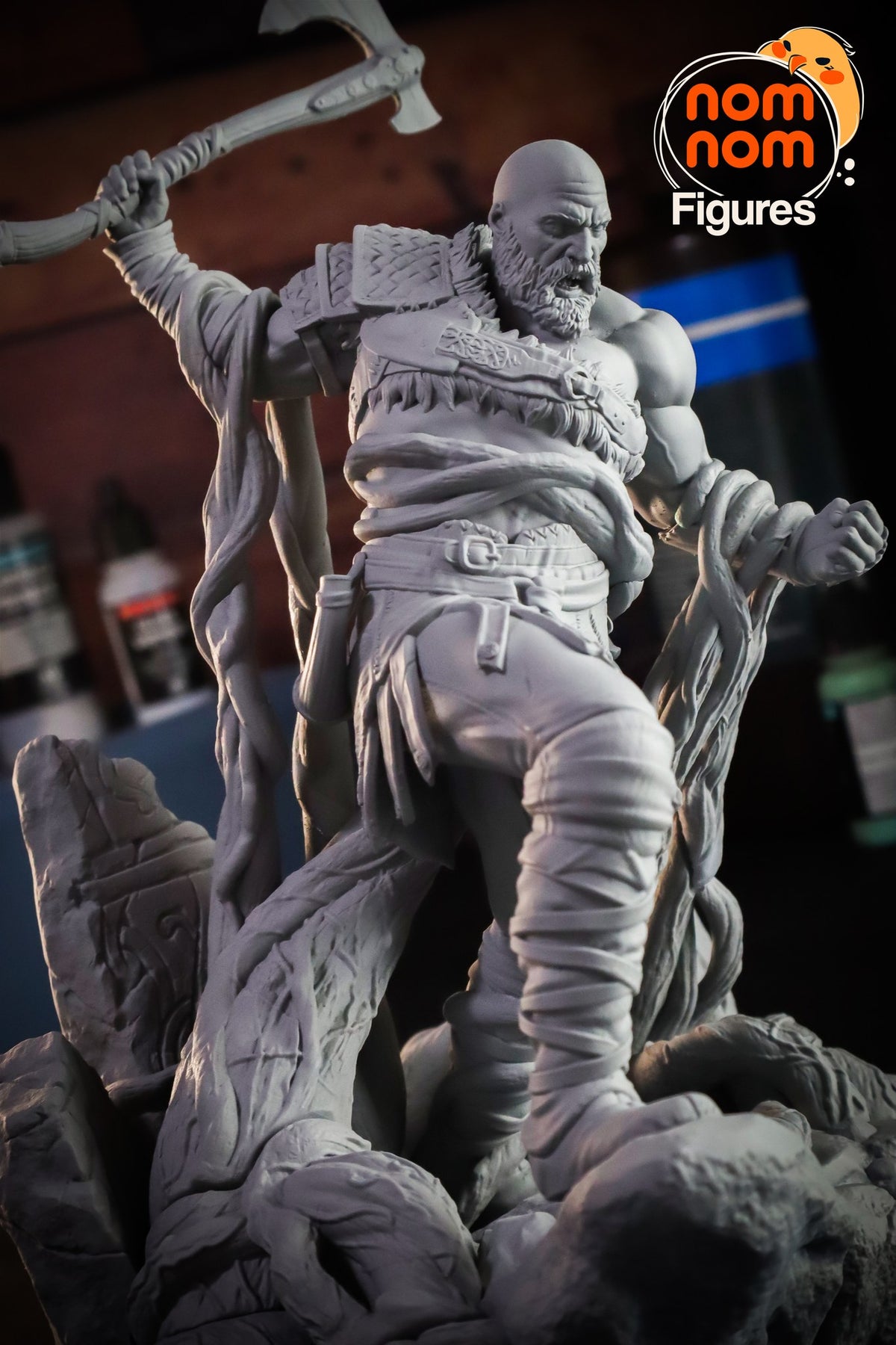 Kratos resin figure