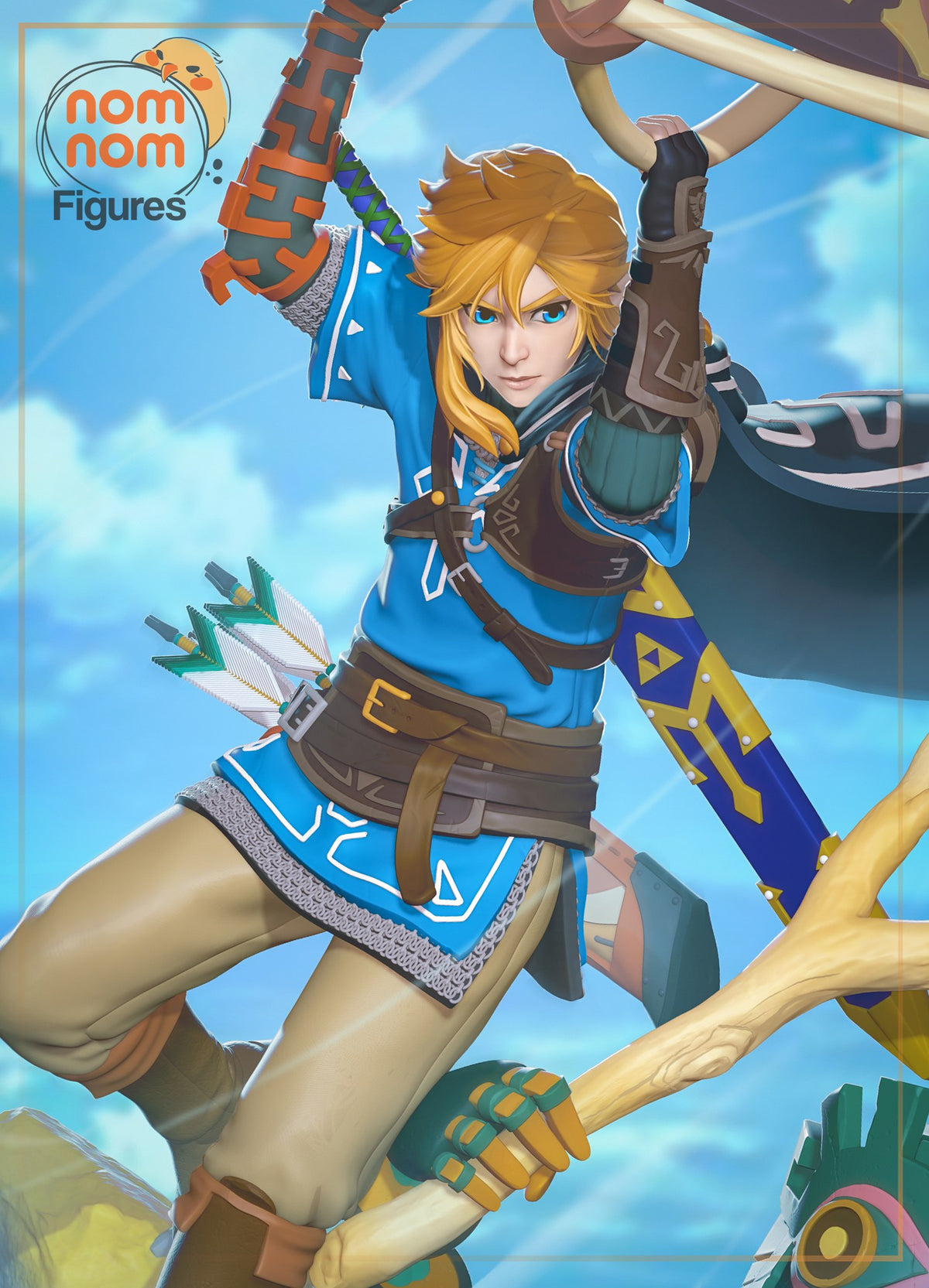 Link resin figure