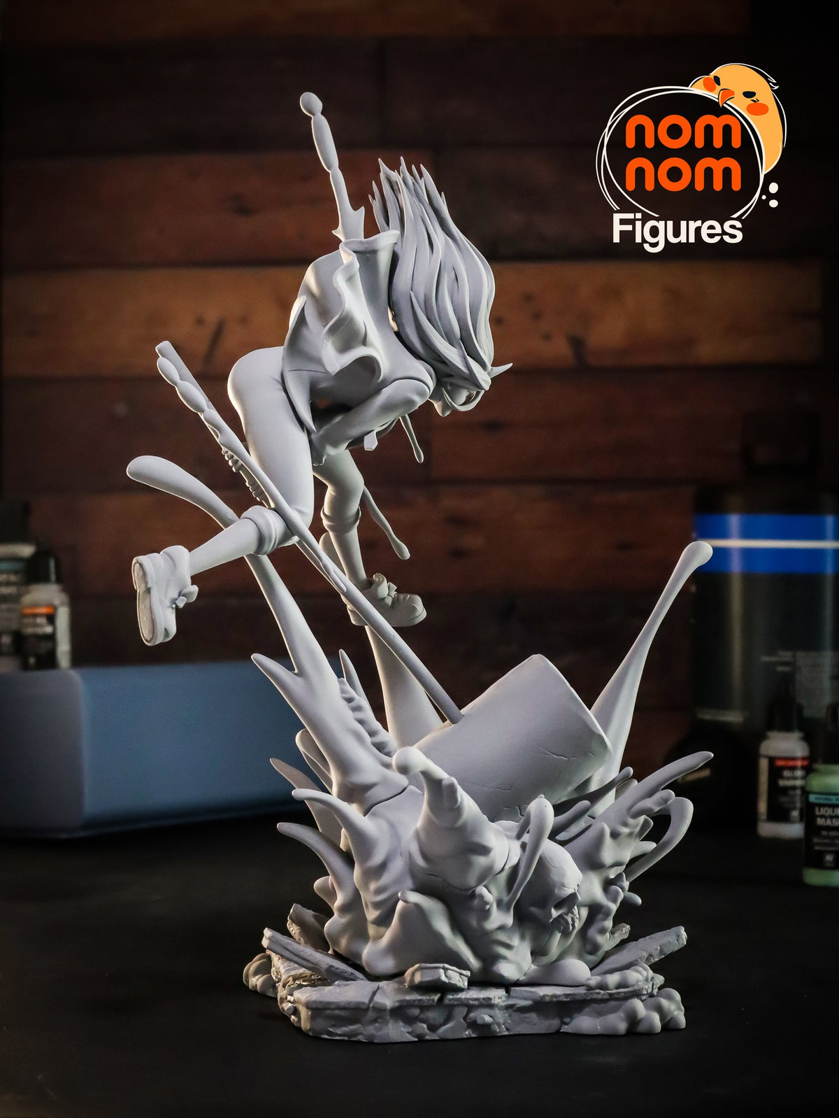 Power resin figure