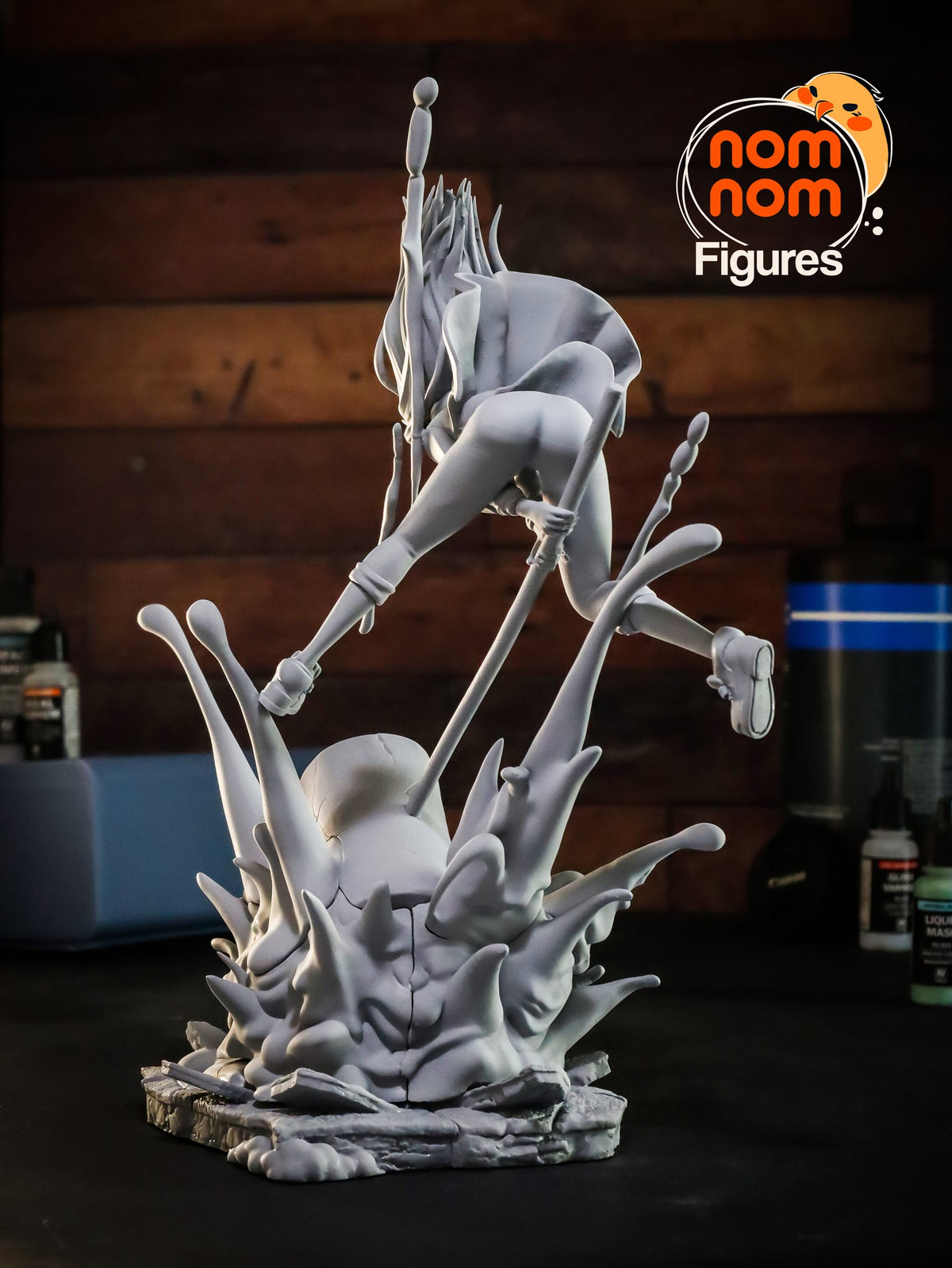 Power resin figure