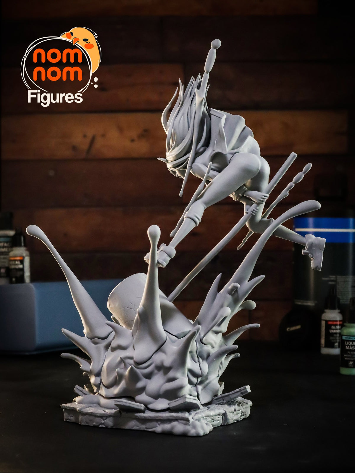 Power resin figure