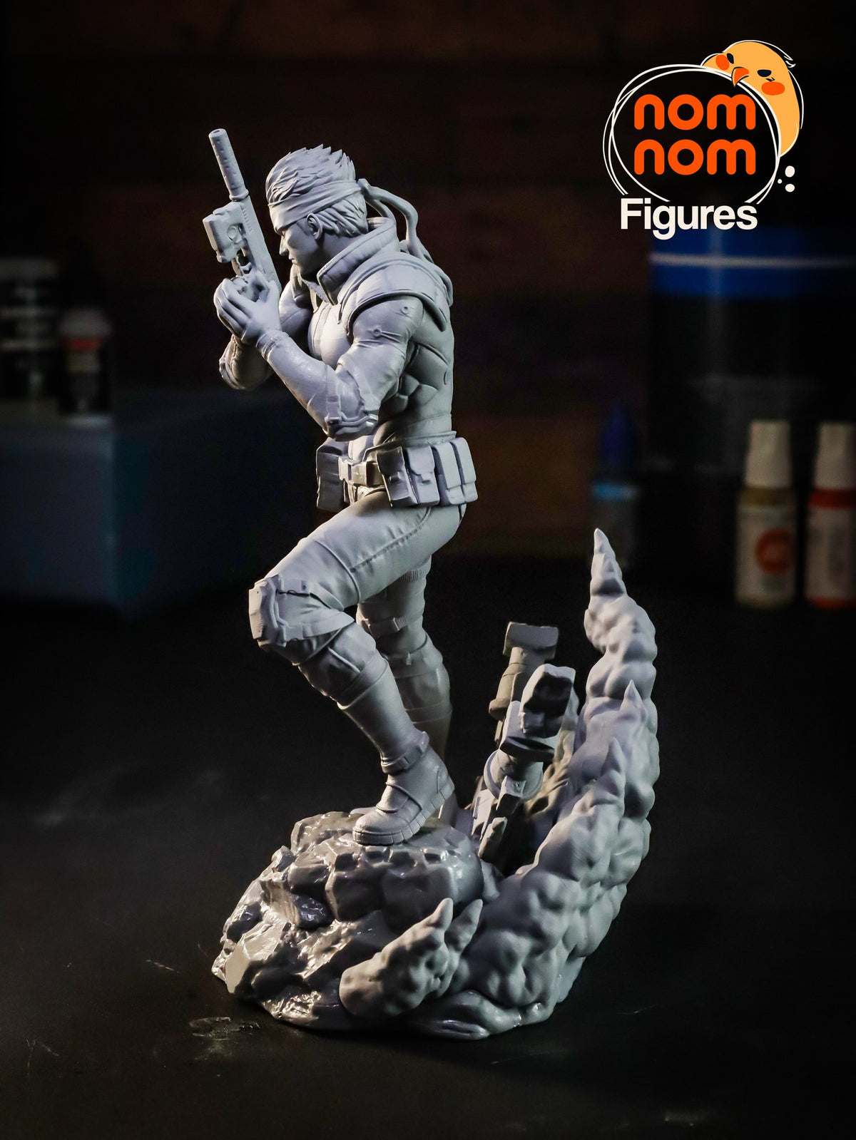 Solid Snake resin figure
