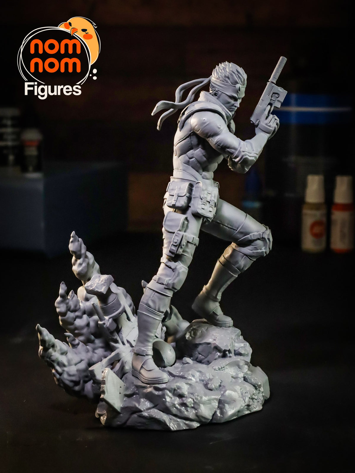 Solid Snake resin figure