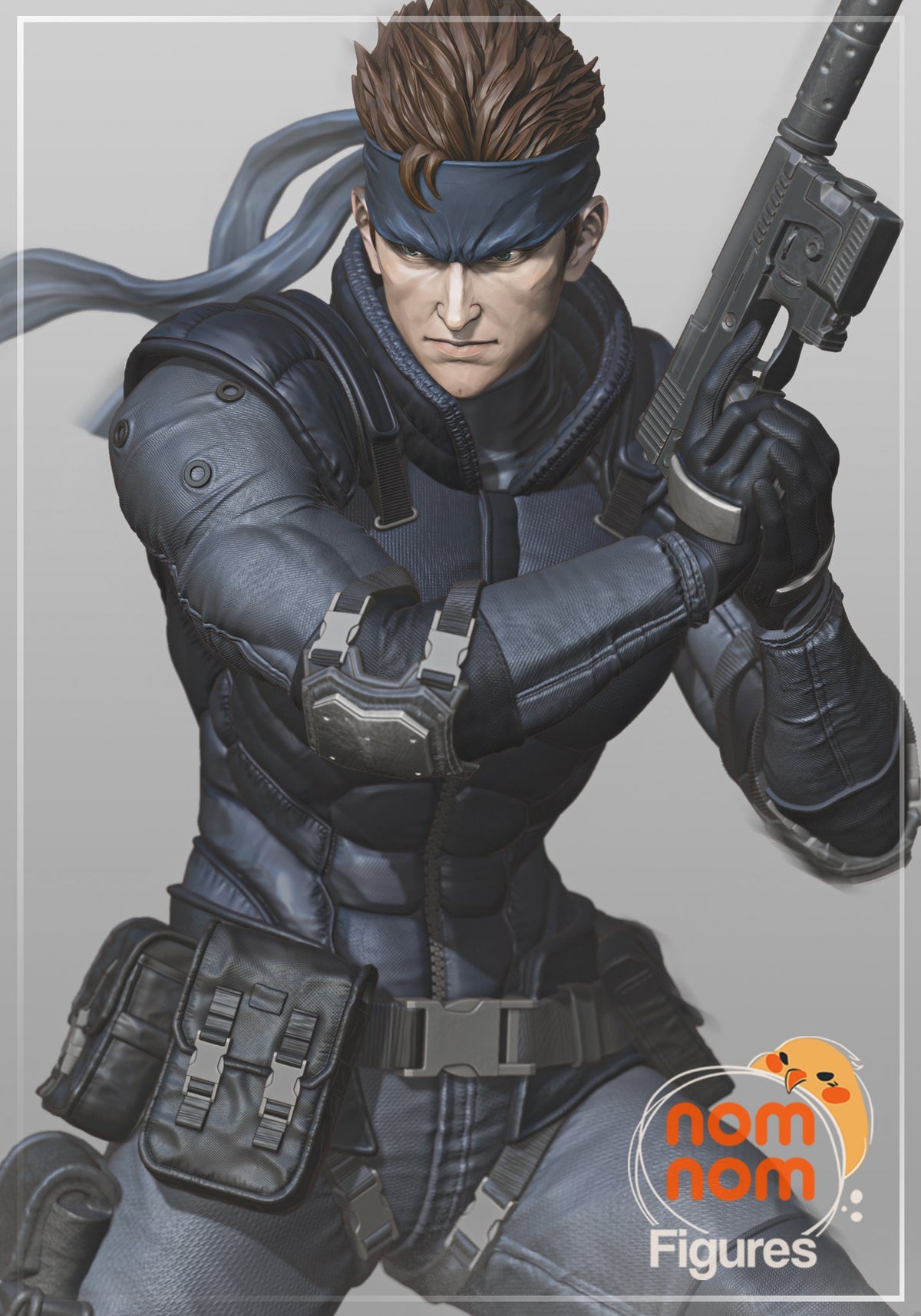 Solid Snake resin figure
