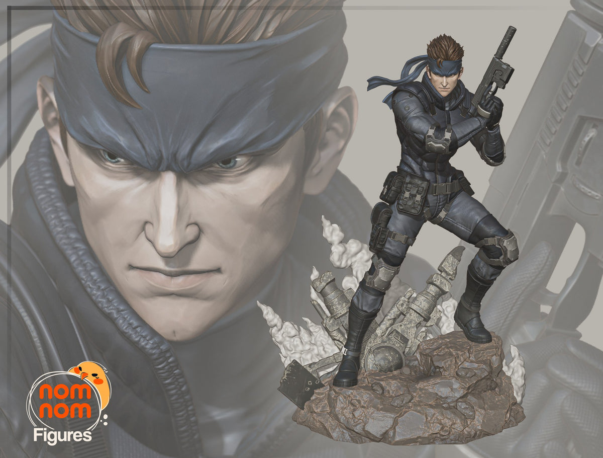Solid Snake resin figure