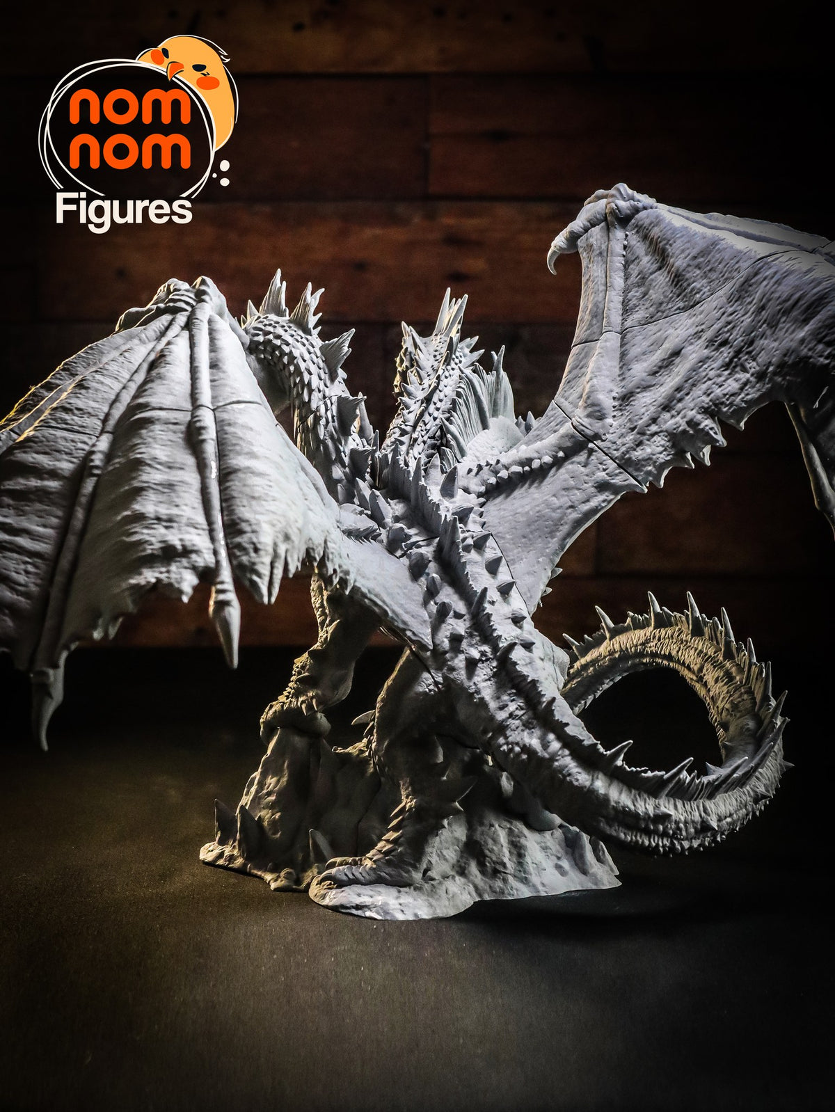 Tiamat resin figure