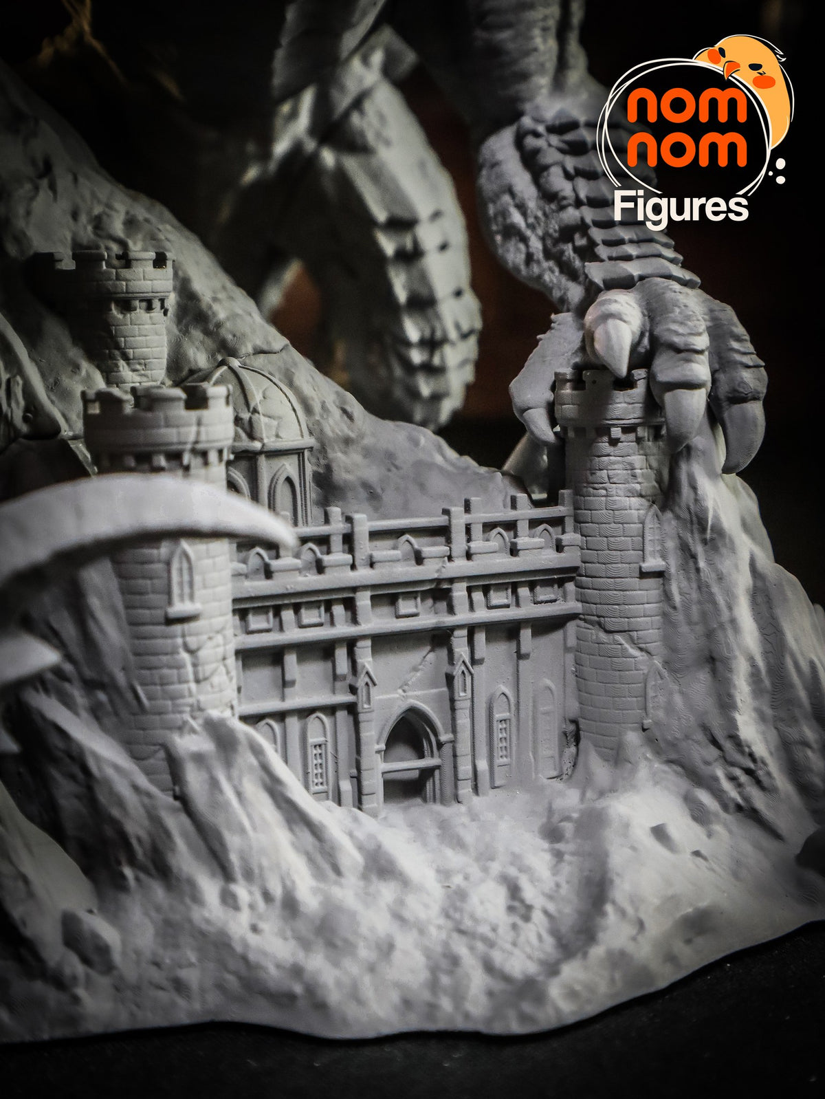 Tiamat resin figure