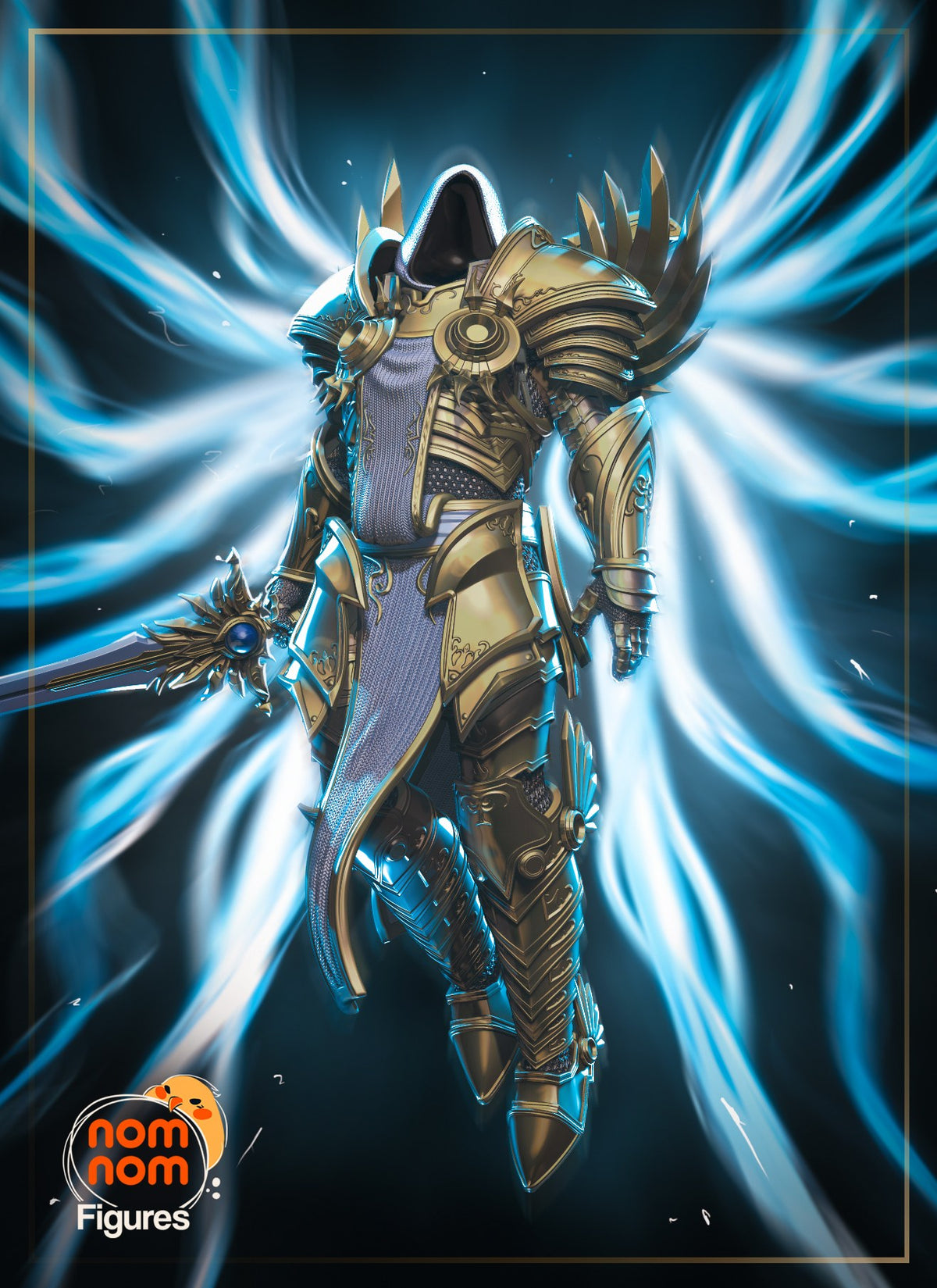 Tyrael resin figure