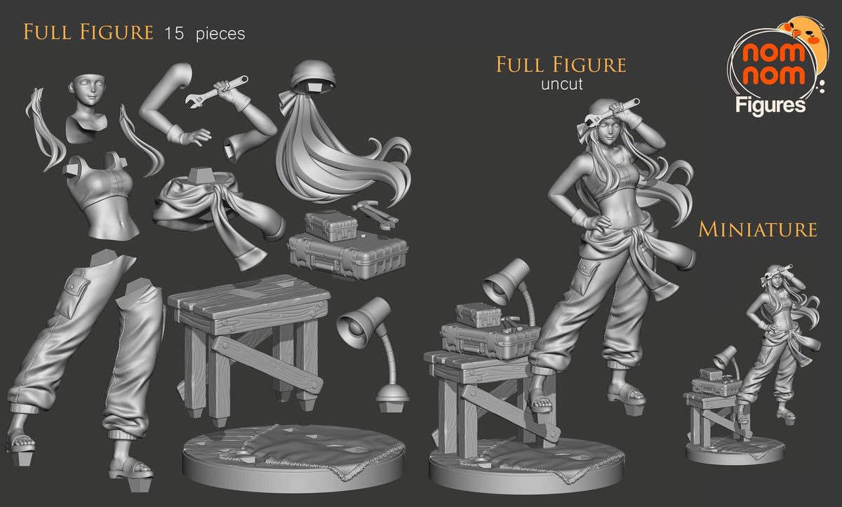 Winry Rockbell resin figure