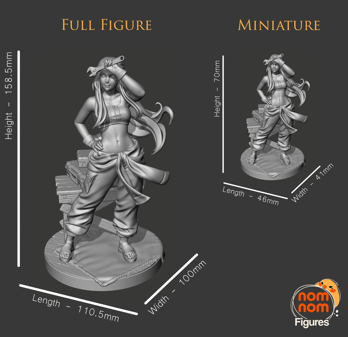 Winry Rockbell resin figure