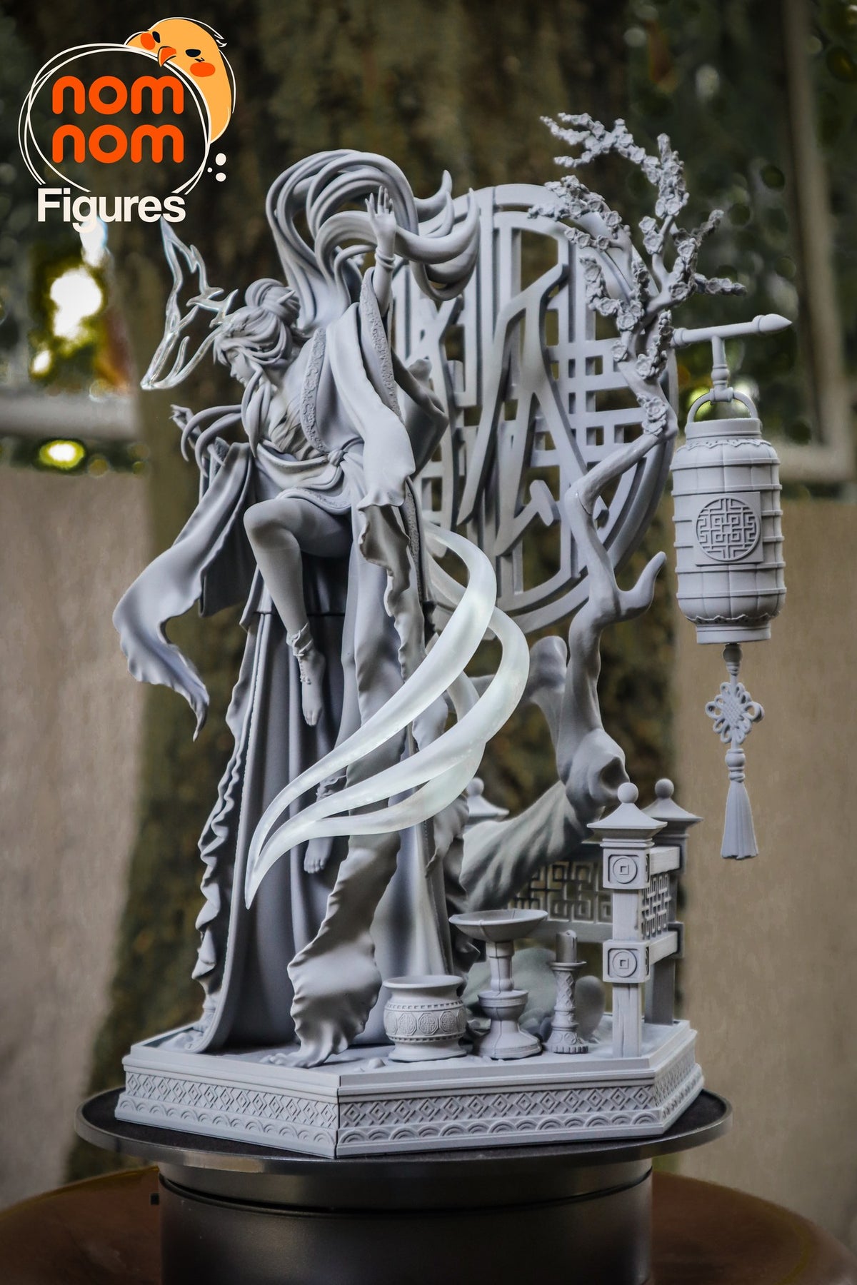 Winter Plum resin figure