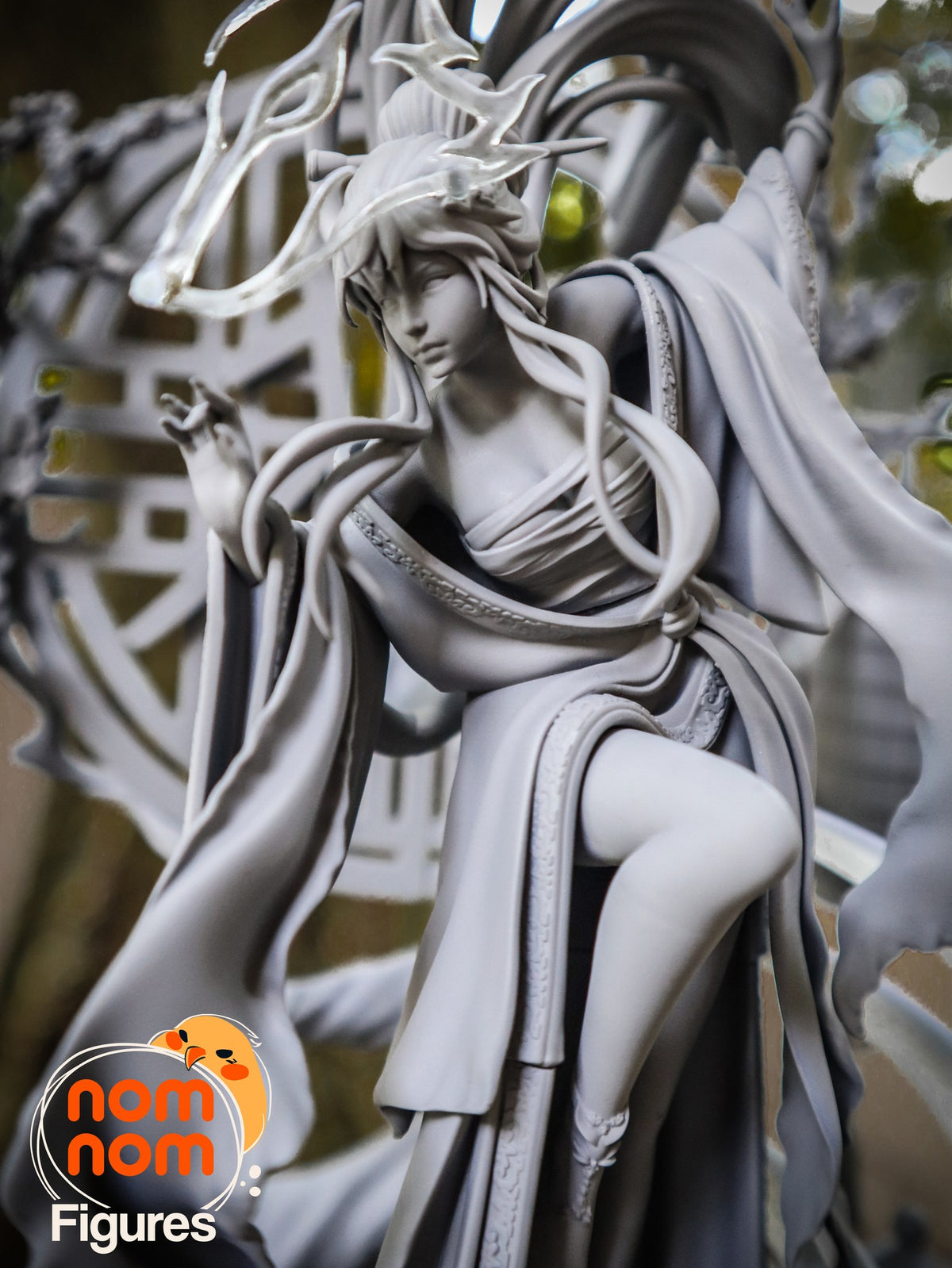 Winter Plum resin figure