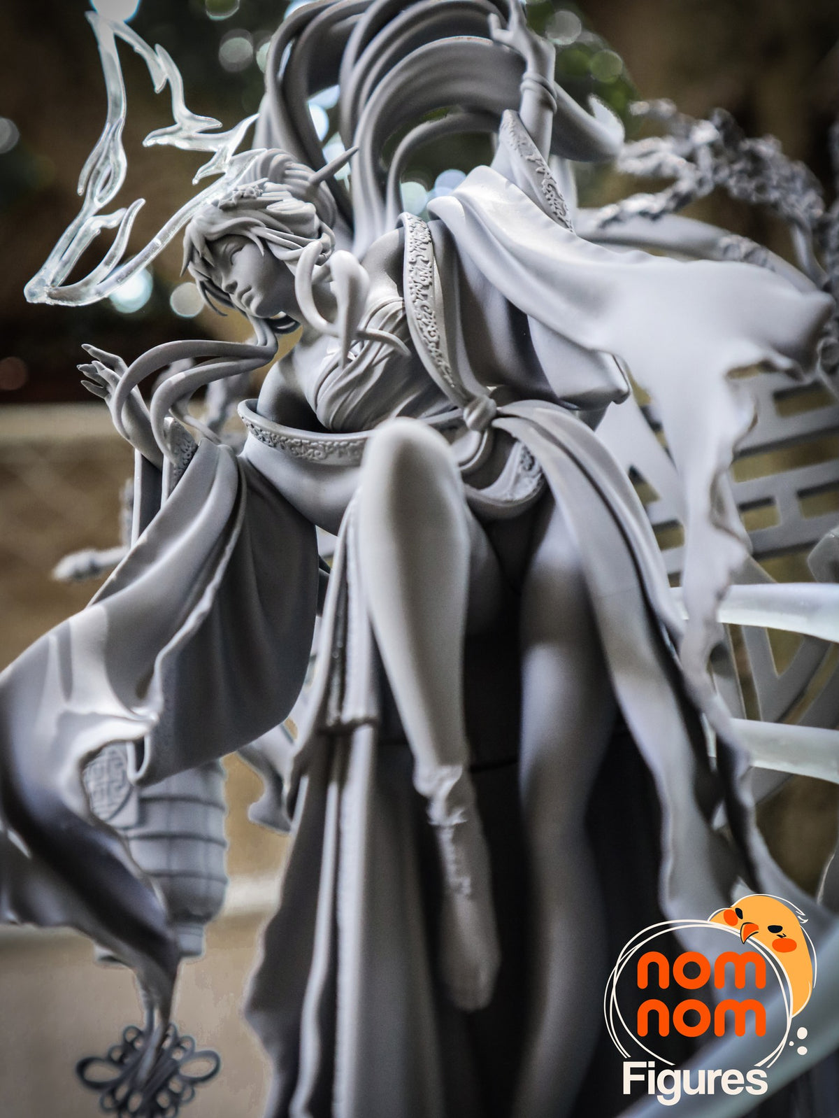 Winter Plum resin figure