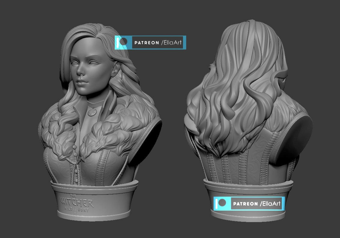 Yennefer (Fur Collar) resin figure