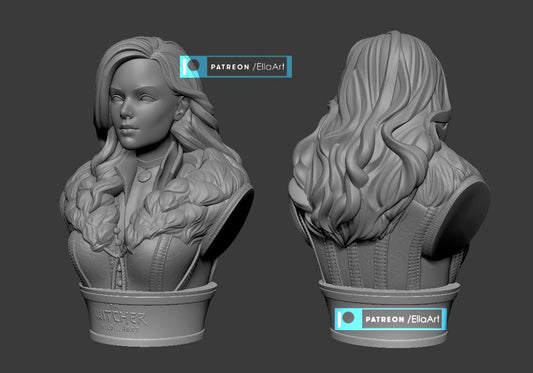 Yennefer (Fur Collar) resin figure