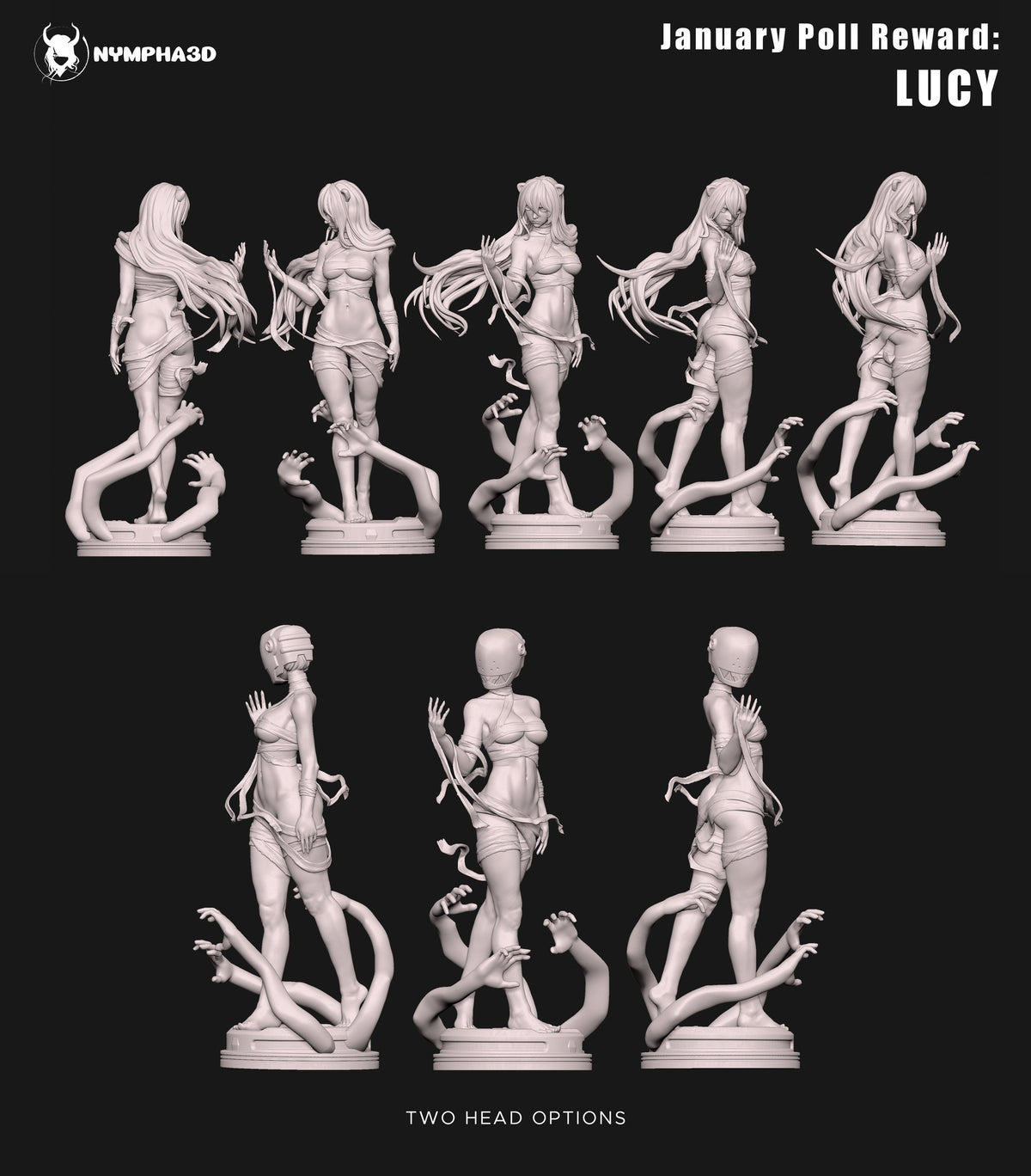 Lucy resin figure