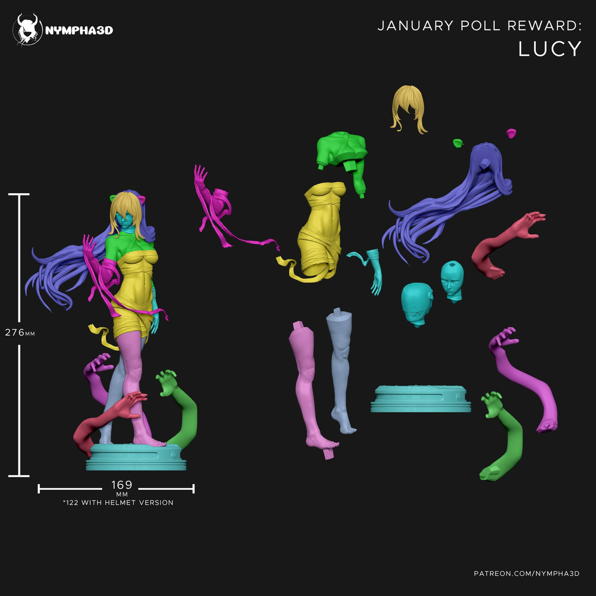 Lucy resin figure