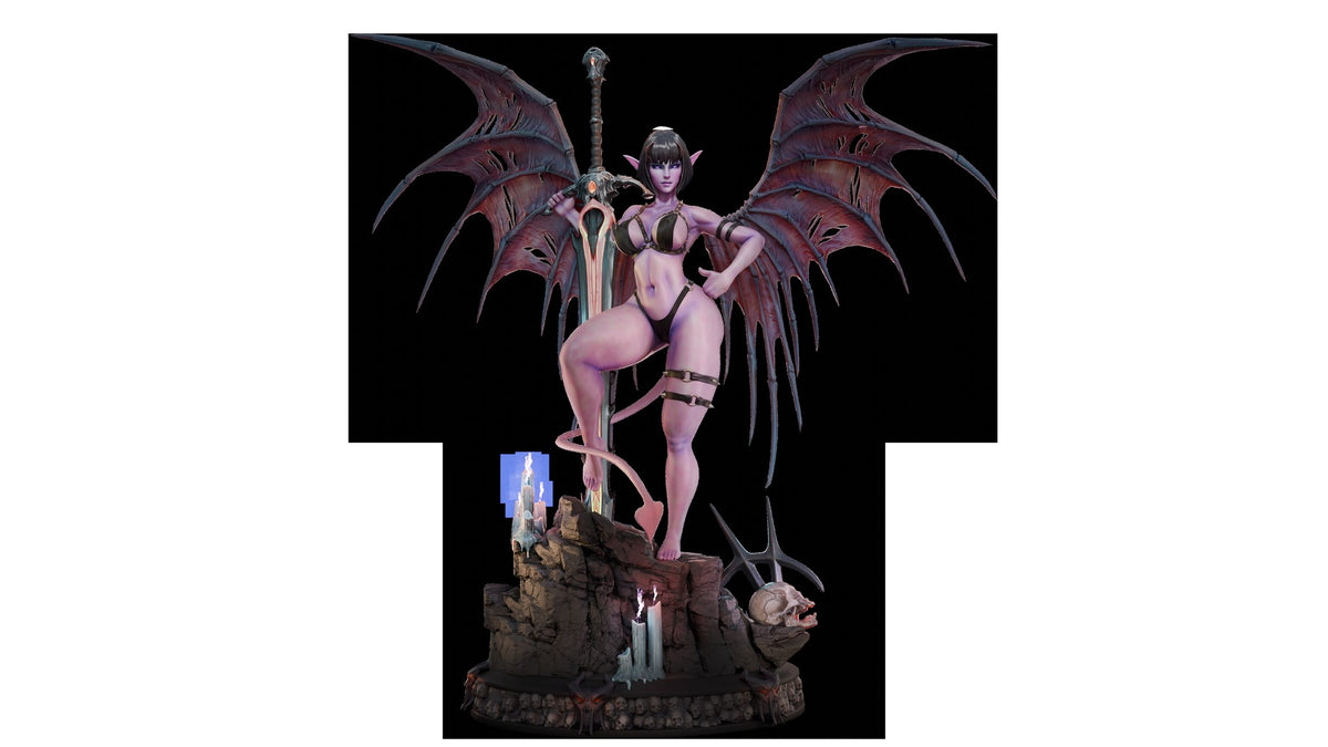 Nyx Flame resin figure