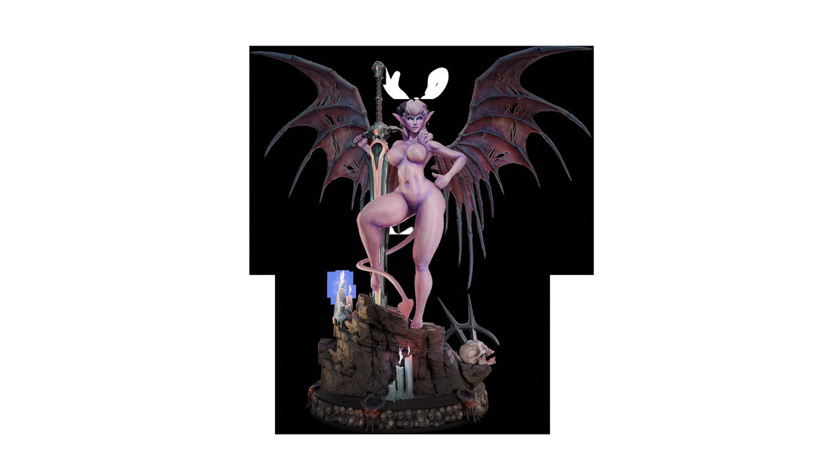 Nyx Flame resin figure