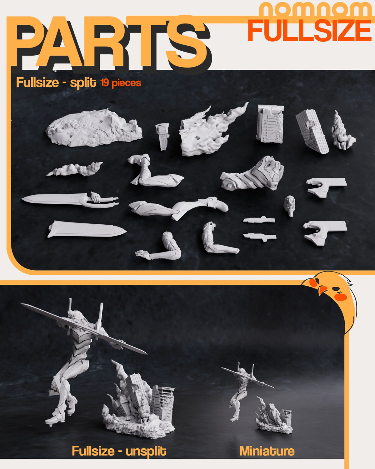 Evangelion Unit-02 resin figure