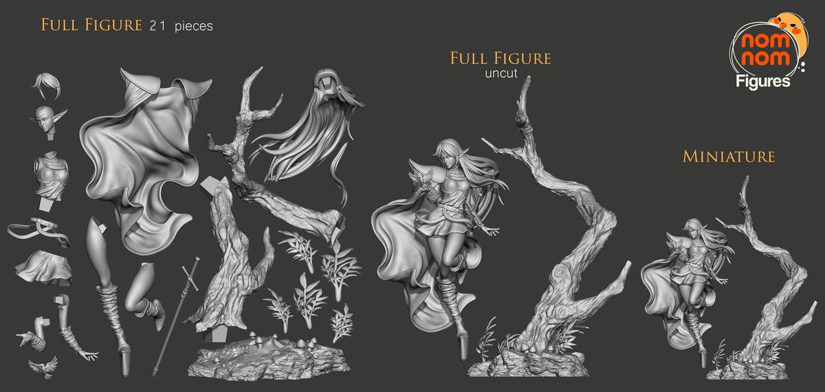 Deedlit resin figure