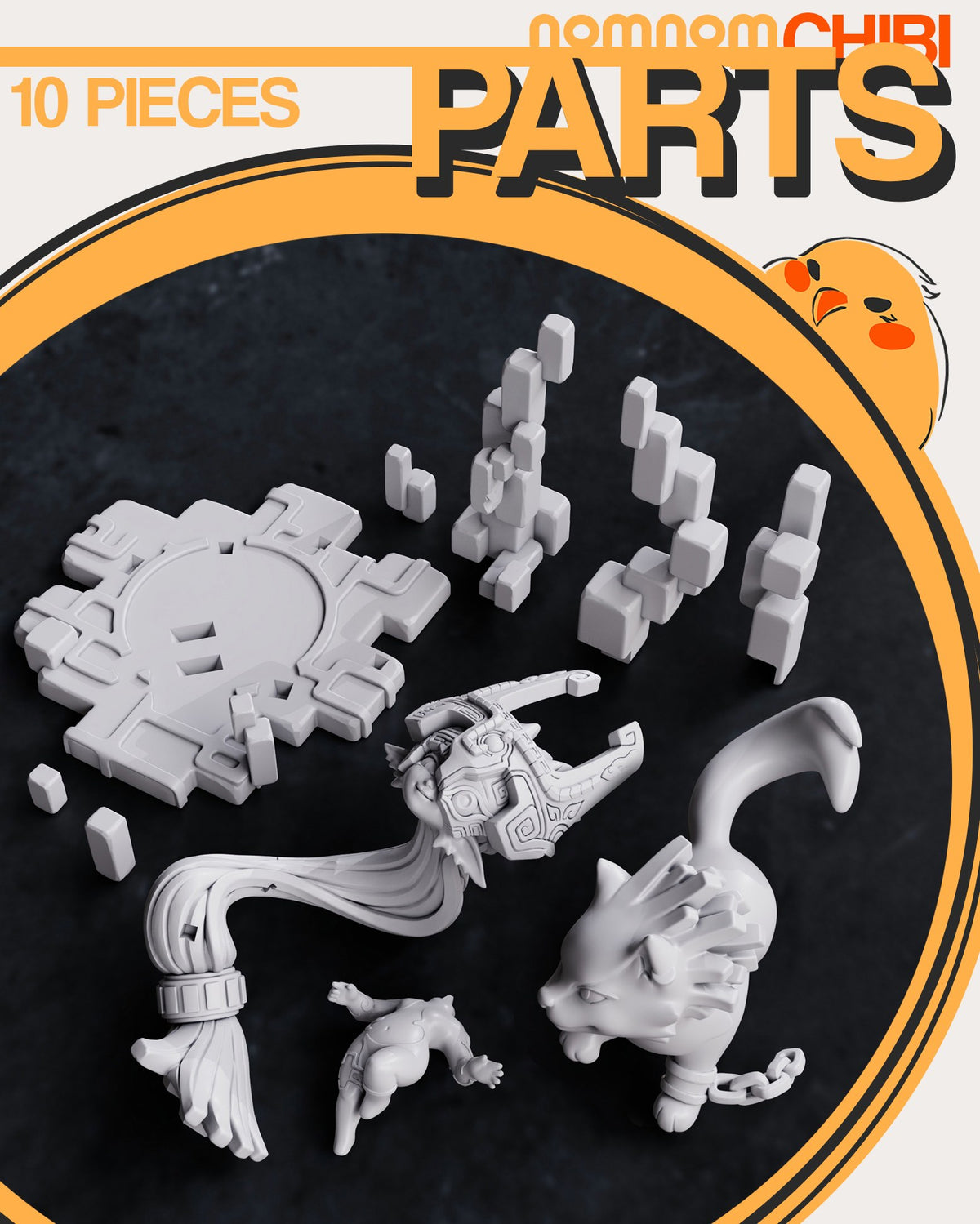 Chibi Midna resin figure