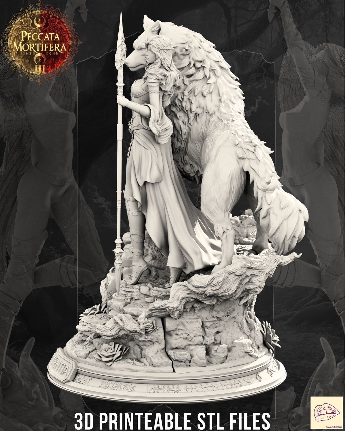Patientia resin figure
