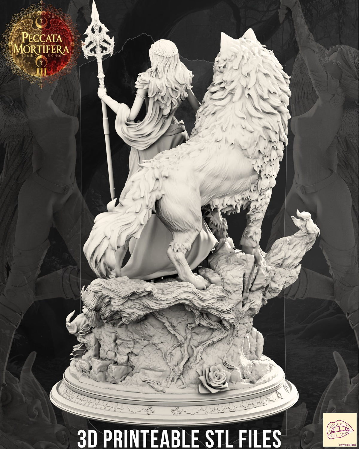 Patientia resin figure