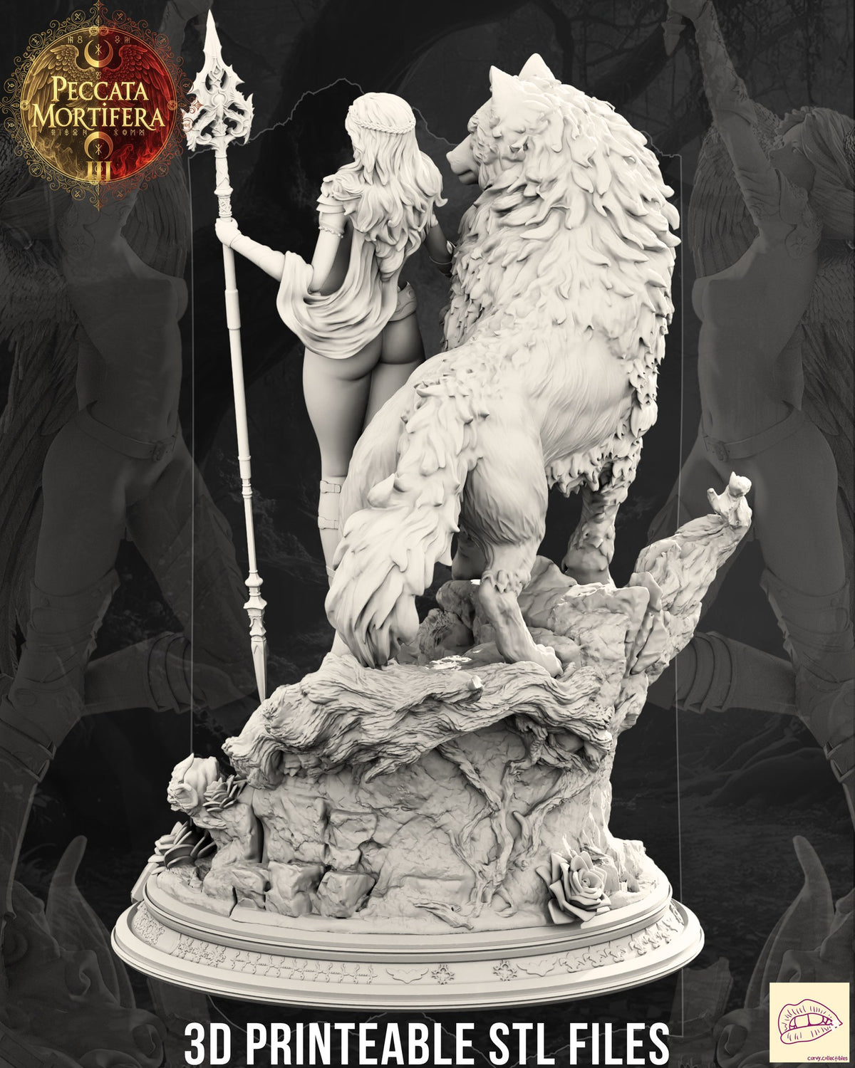 Patientia resin figure