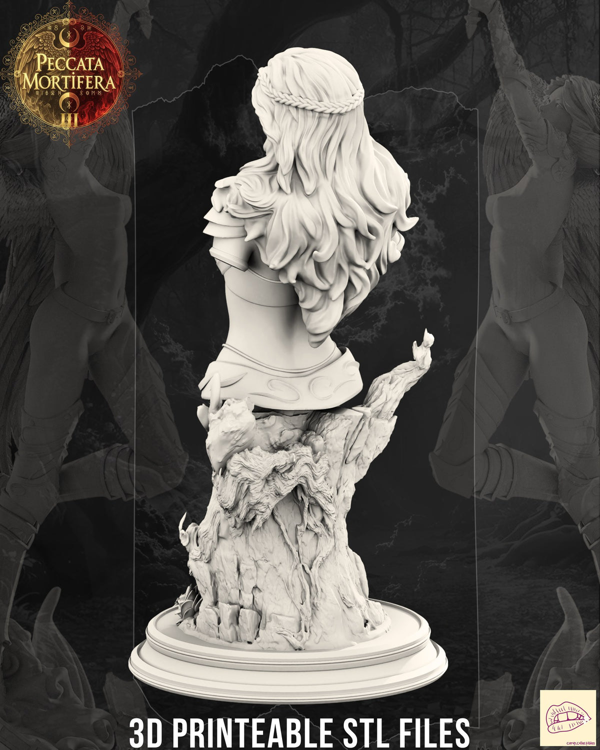 Patientia resin figure