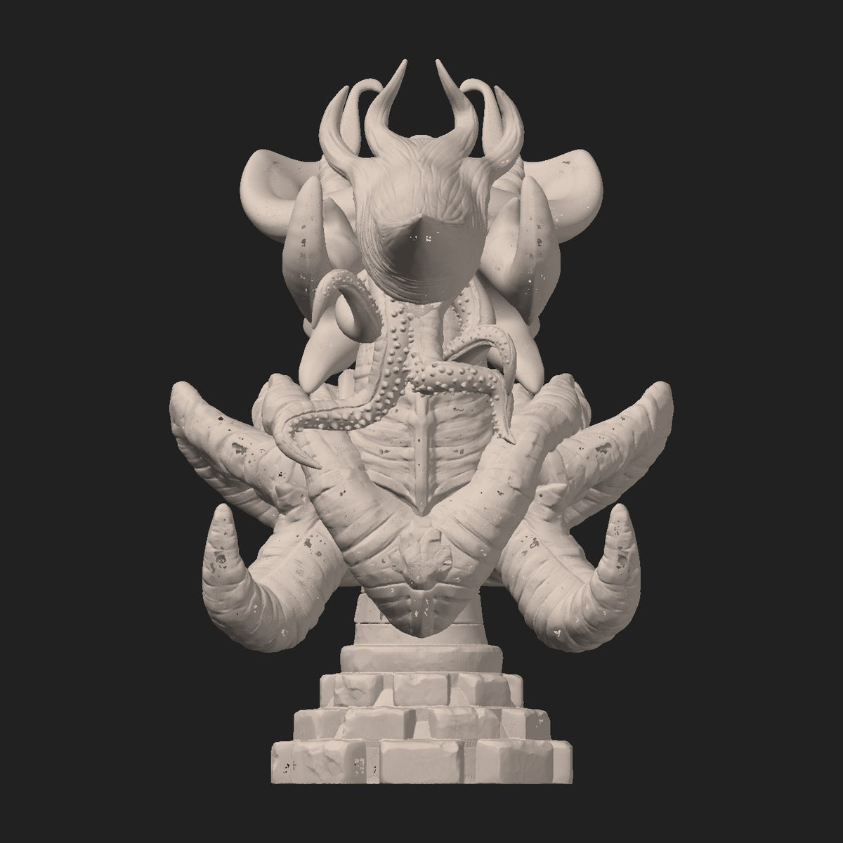 Phasing Dragon resin figure