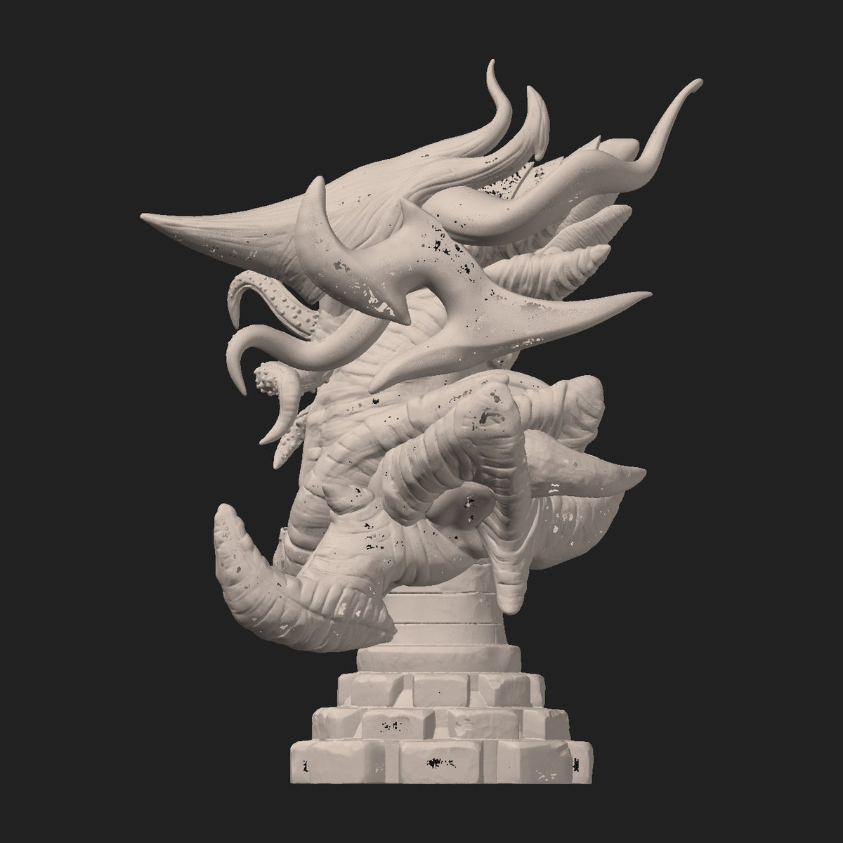 Phasing Dragon resin figure
