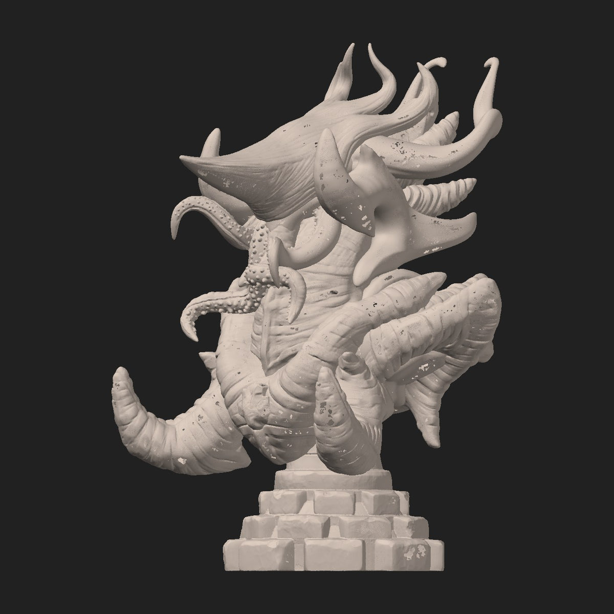 Phasing Dragon resin figure