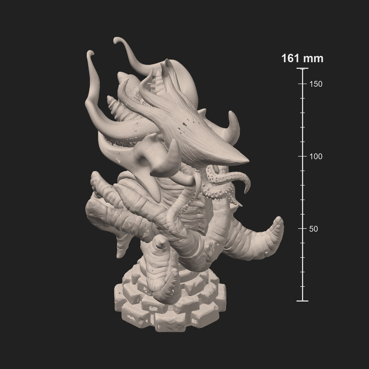 Phasing Dragon resin figure