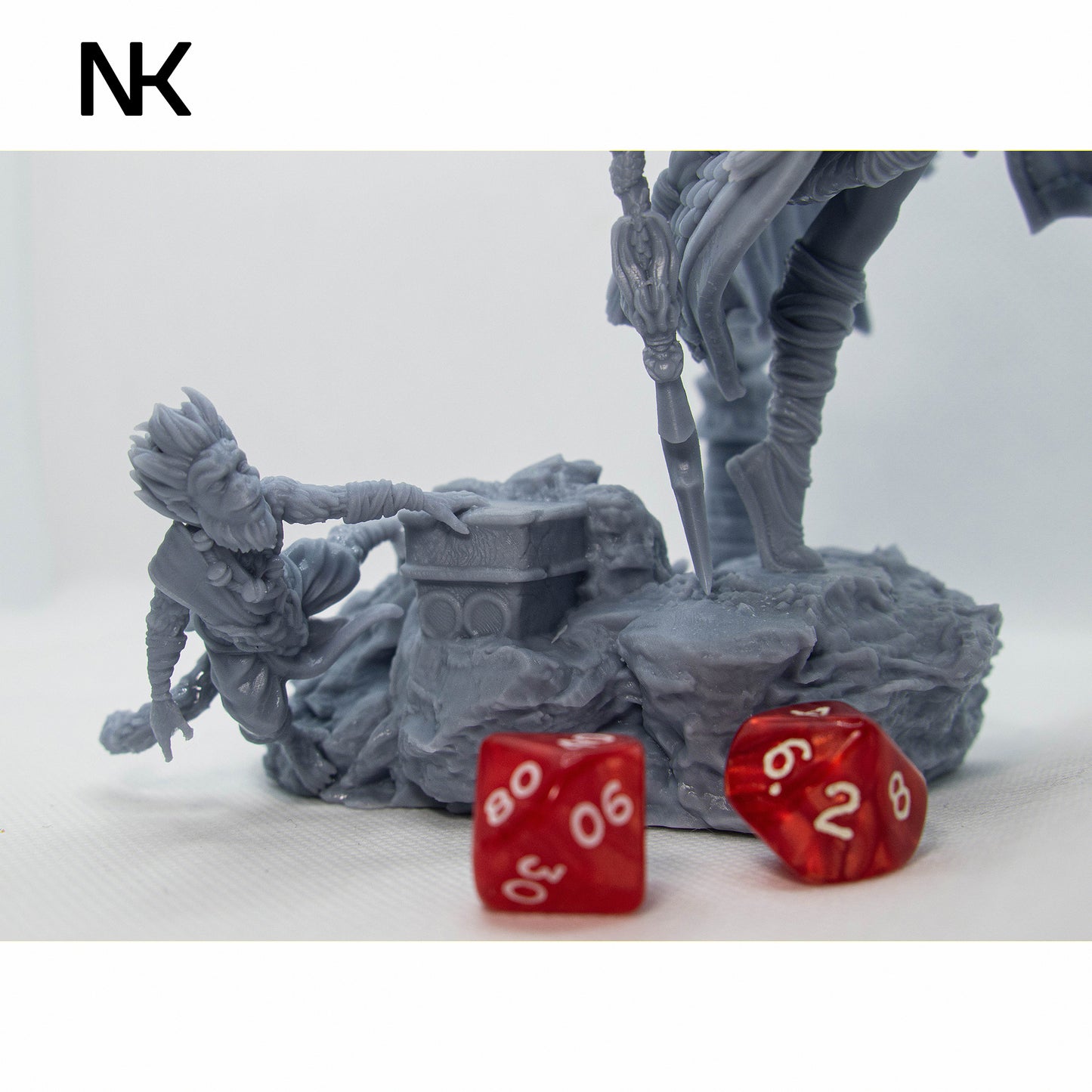 Mu-Ron-Yin, The Wind Master | 3D Printed Figure | Art Piece | Nerikson | Nerdy Creations